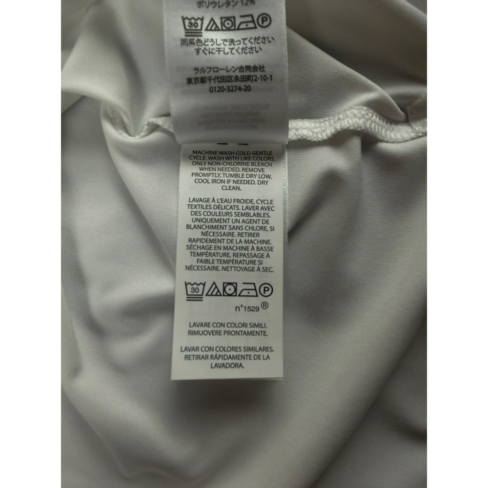 RLX RALPH LAUREN Golf Polo Mens M White Performance Wicking Stretch NEW Tags - Picture 8 of 13